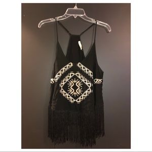 Fringe Tribal Tank Top